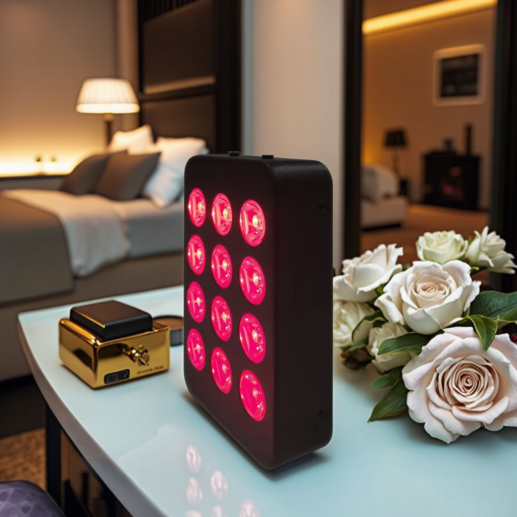 Red-light Therapy Lamp For Beauty Salons Cross-border Infrared Light Rechargeable And Portable