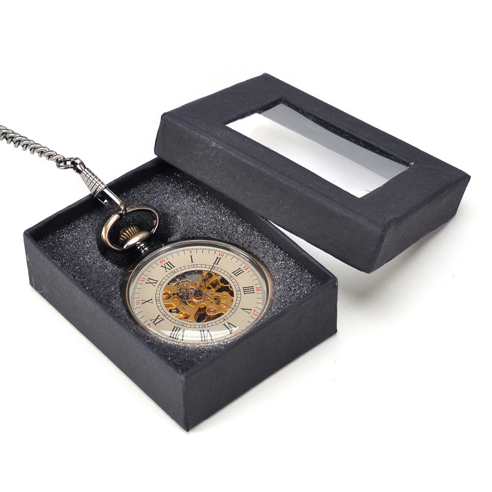 Uncased Mechanical Watch Fashionable Pendant Bronze Pocket Watch
