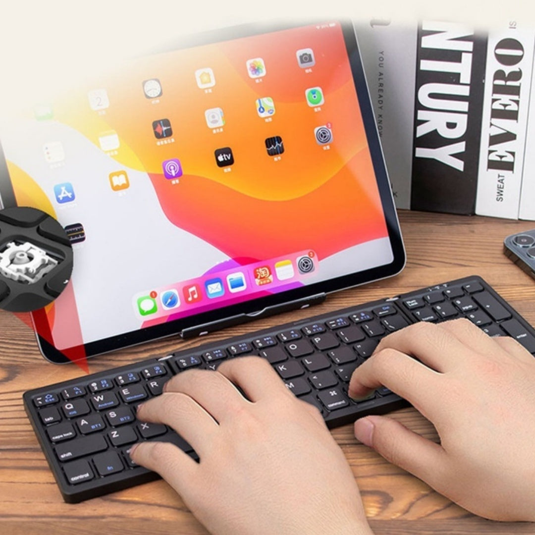 Portable Office Rechargeable Foldable Keyboard And Mouse Combo