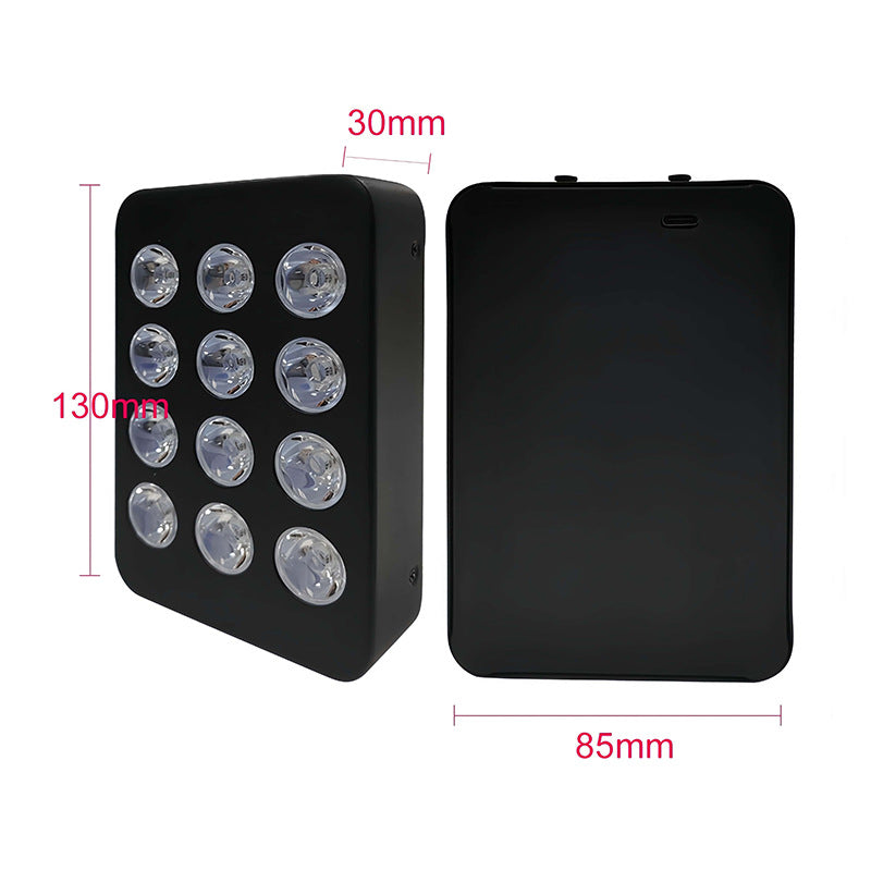 Red-light Therapy Lamp For Beauty Salons Cross-border Infrared Light Rechargeable And Portable