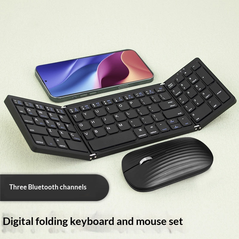 Portable Office Rechargeable Foldable Keyboard And Mouse Combo